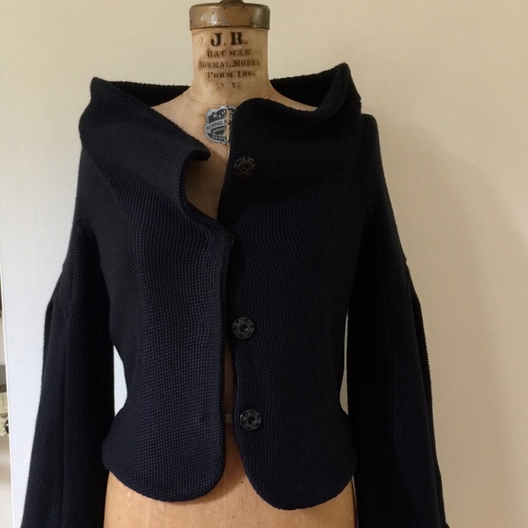 Jackets & Blazers - Couture Designer cardigan jacket knit blazer S